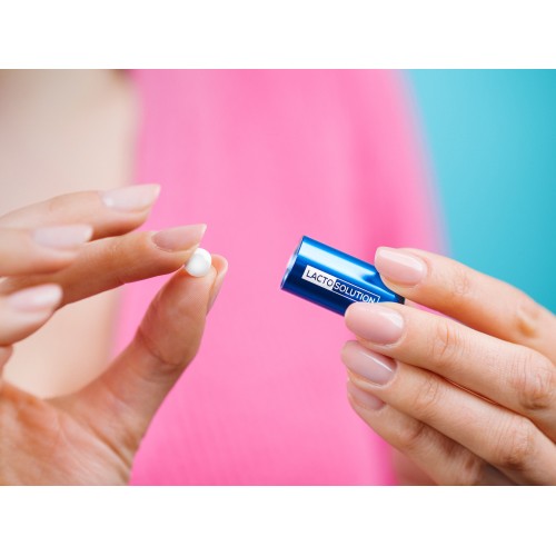 Portachiavi Lactosolution con portapillole ed enzima di lattasi 15000 FCC