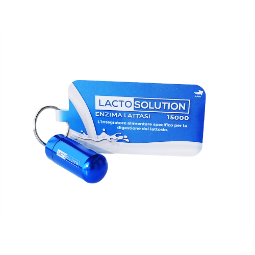 Portapillole con compresse di Lactosolution 15000 FCC