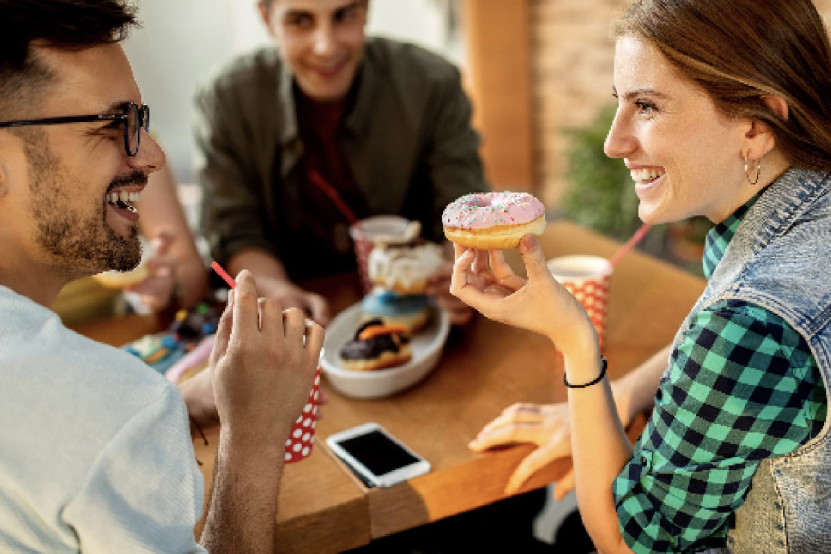ciambelle e frapp&egrave; per intolleranti al lattosio
