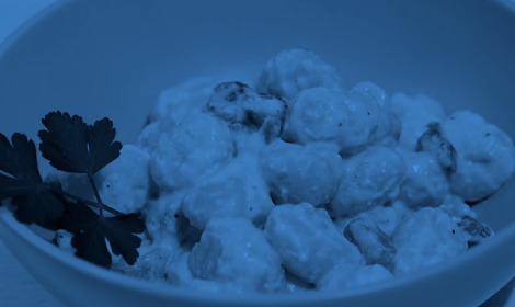 Gnocchi Speck e Crema di Patate per gli intolleranti al lattosio