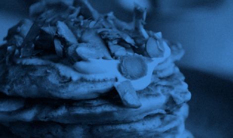 Pancakes salati ai carciofi per gli intolleranti al lattosio